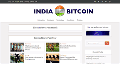 Desktop Screenshot of indiabitcoin.com